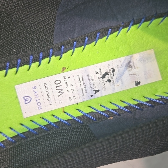 Rothy's Women Round Toe Ballet Flats Loafer Slip on shoes sz 10 - Picture 14 of 16